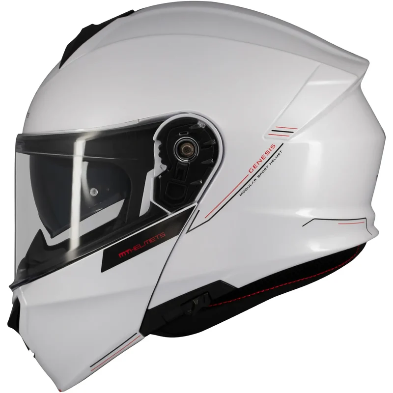 Casco MT Genesis SV Solid A0 - Blanco Brillo