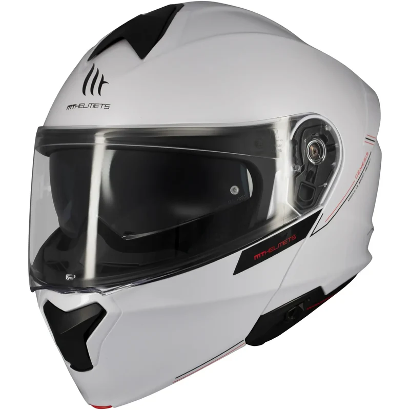 Casco MT Genesis SV Solid A0 - Blanco Brillo