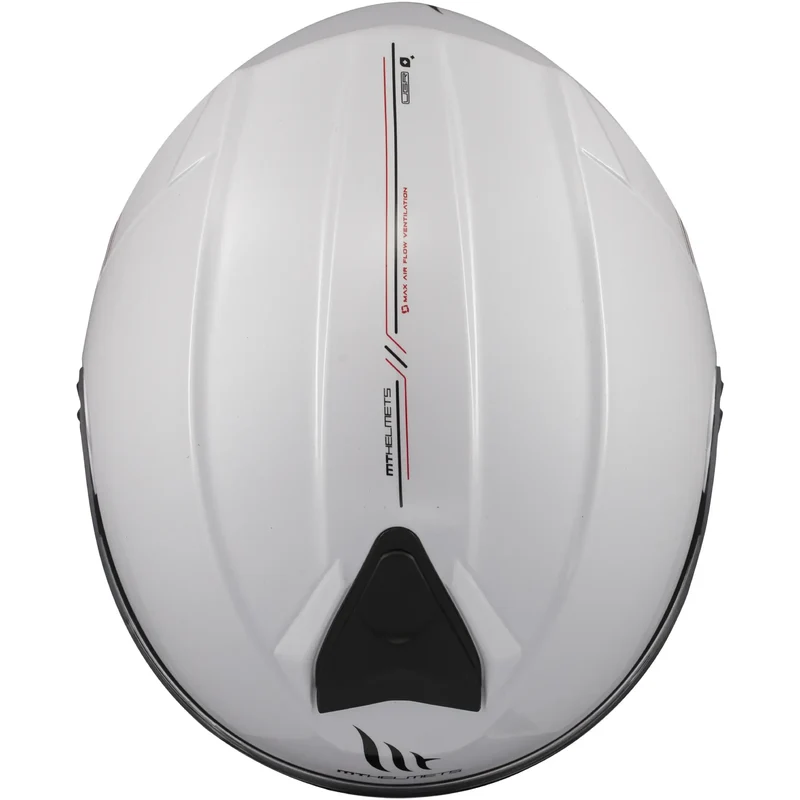 Casco MT Genesis SV Solid A0 - Blanco Brillo