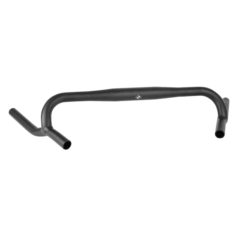 Cintre Gravel Newton Surly Alu Noir Diam 31,8 L 44 Extérieur Haut 115 mm, Flare 33°, Sweep 57° (Sur Carte)