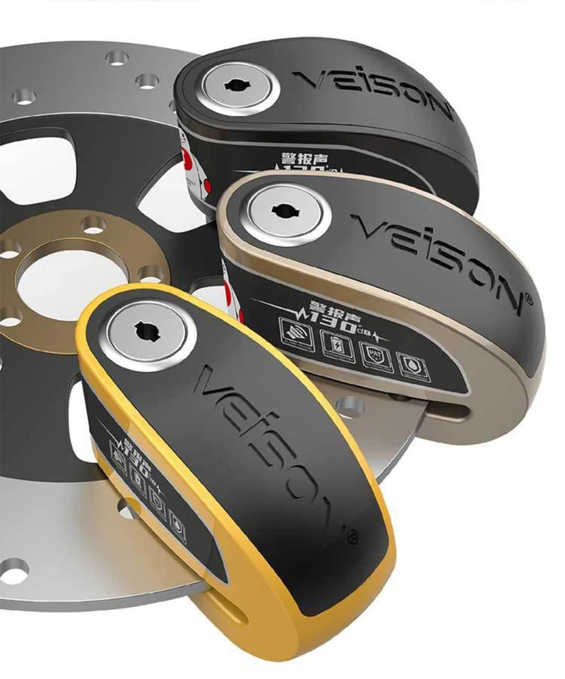 Bloque disque moto + Alarme 130DB - AlarmGuard