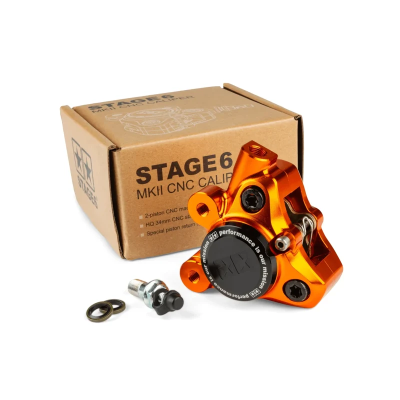 Pinza freno delantera Stage6 CNC Minarelli / Piaggio / Peugeot