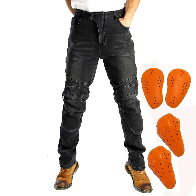 Jean de moto avec kevlar
