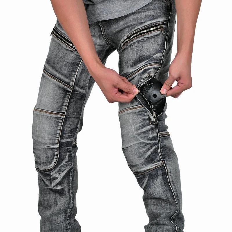 Jean de moto Kevlar - Gris