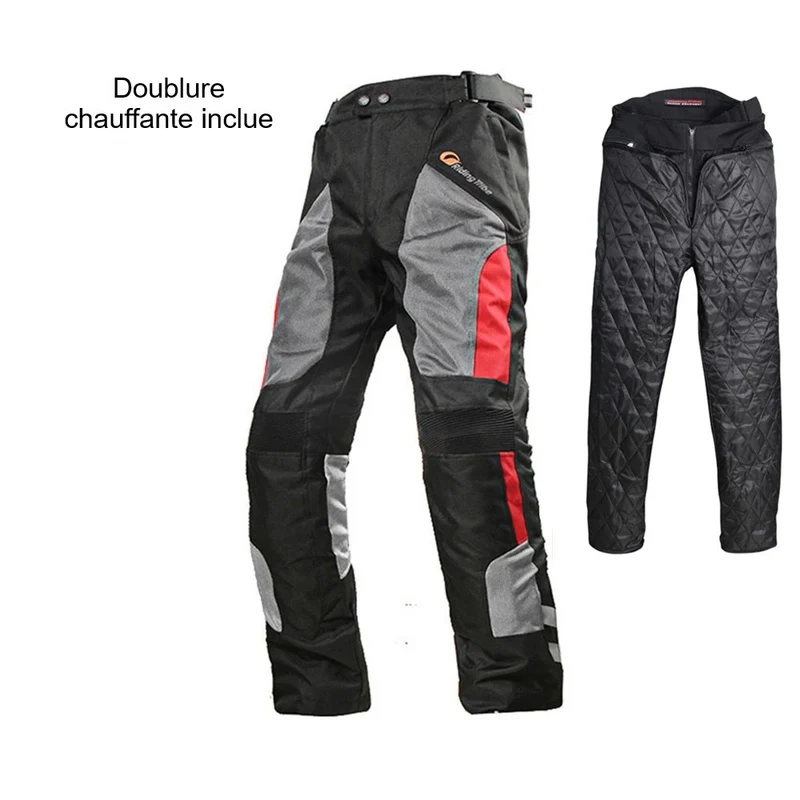 Pantalon de moto noir été / hiver