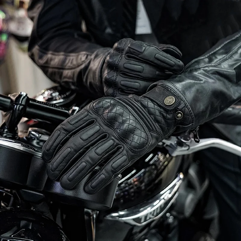 Gants de moto en cuir - Salma