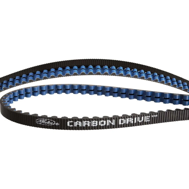 Courroie carbone Gates CDX Carbon Drive 115 dents noir/bleu