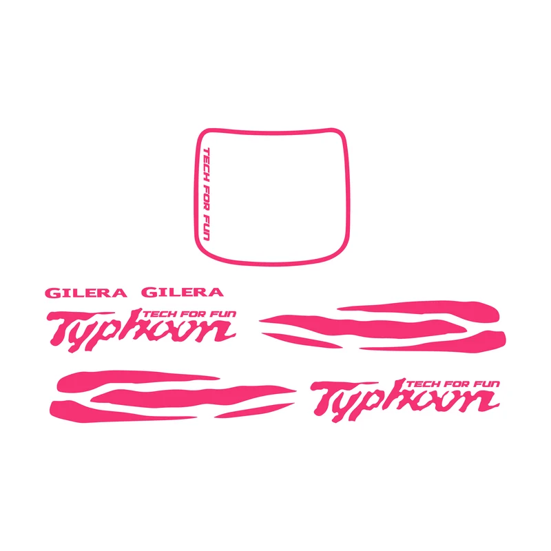 Set d'autocollants Waves Piaggio / Gilera Typhoon