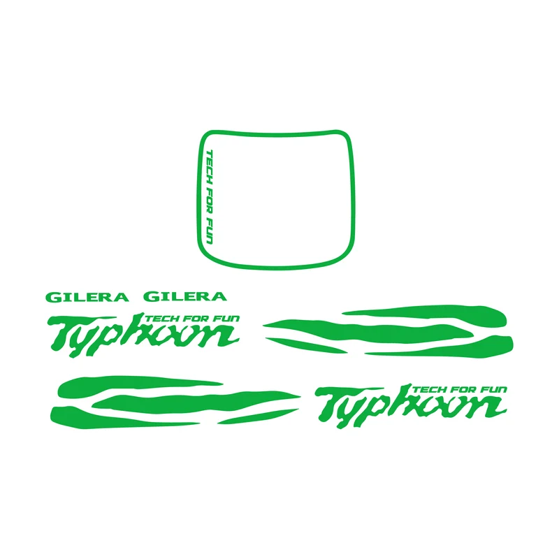 Set d'autocollants Waves Piaggio / Gilera Typhoon