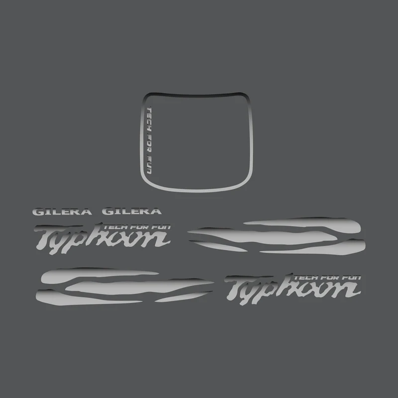 Set d'autocollants Waves Piaggio / Gilera Typhoon