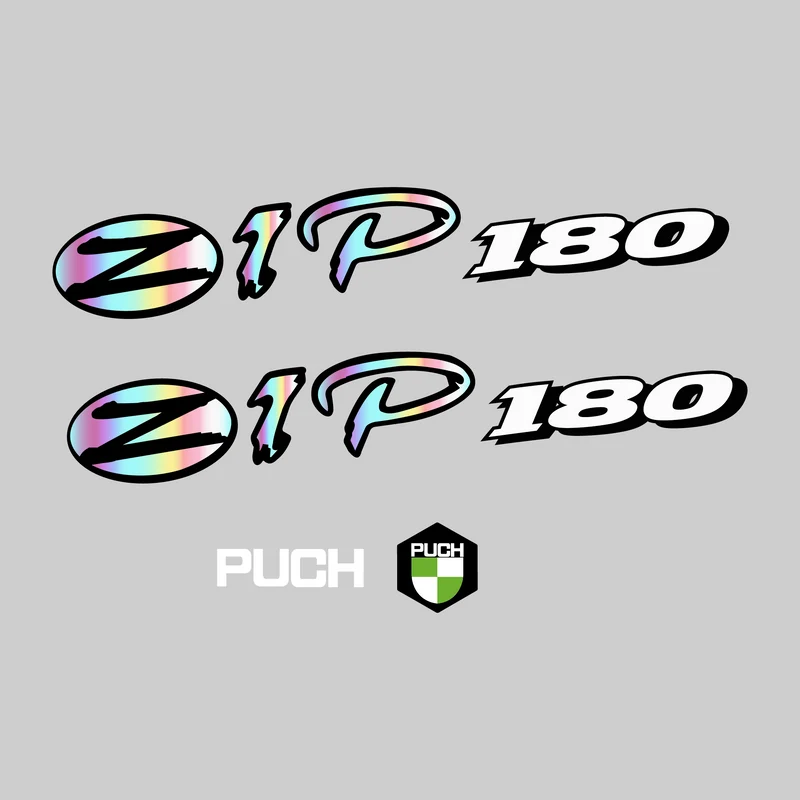 Autocollants Piaggio Zip Type 3 Modèle d'origine
