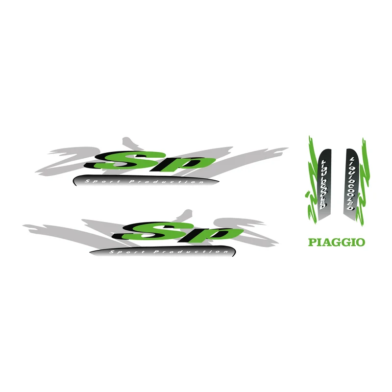 Set d'autocollants Piaggio Zip SP98 Modèle d'origine
