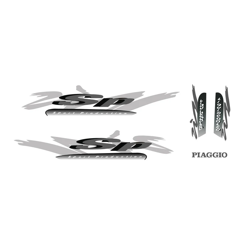 Set d'autocollants Piaggio Zip SP98 Modèle d'origine
