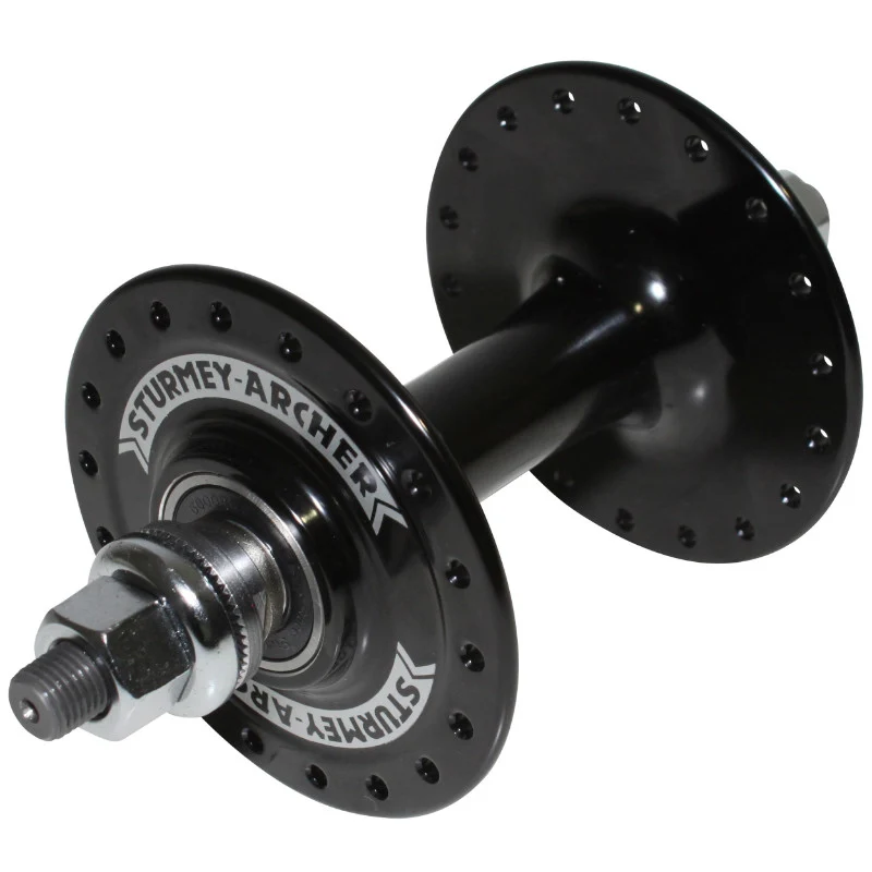 Moyeu Route Sturmey Archer Noir 36T. Avant Pour Fixie