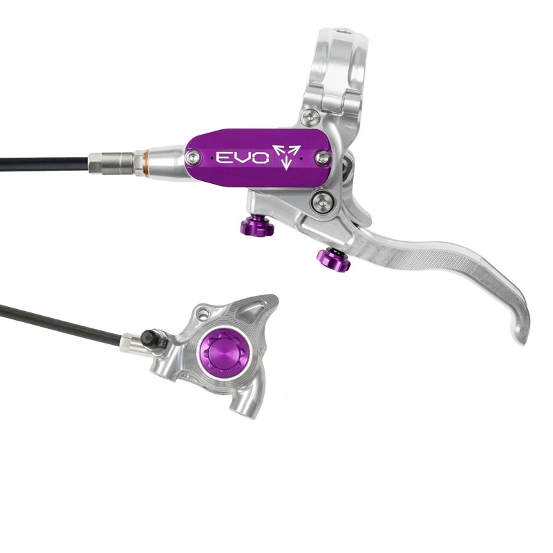 Hope Tech 4 EVO X2 Flatmount Braided No Rotor