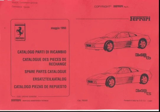 manuel d'atelier Ferrari 348