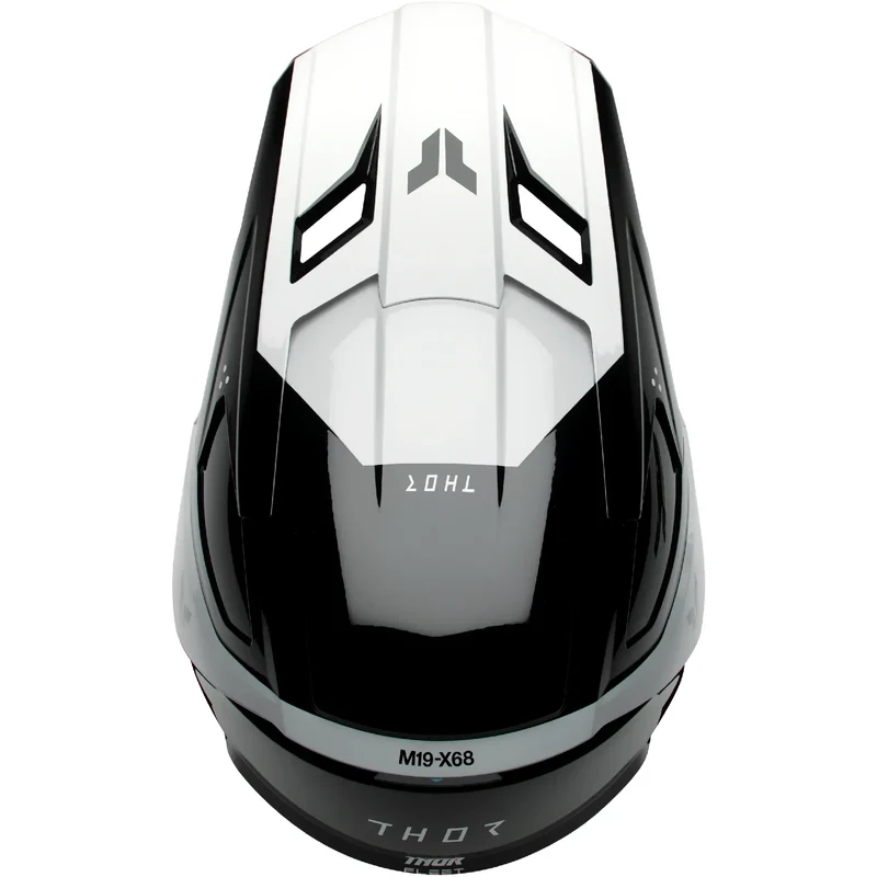 Casco Thor Fleet Youth Storm - Negro/Blanco