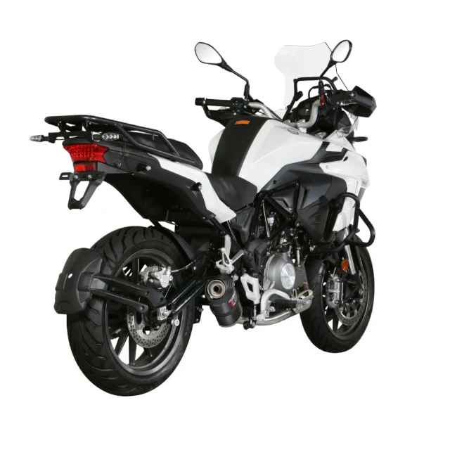 Silenciador Oval Benelli TRK 502 17-24 MiVV - Carbono Tapa Carbono