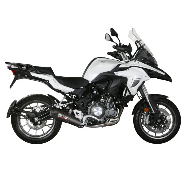 Silenciador Oval Benelli TRK 502 17-24 MiVV - Carbono Tapa Carbono