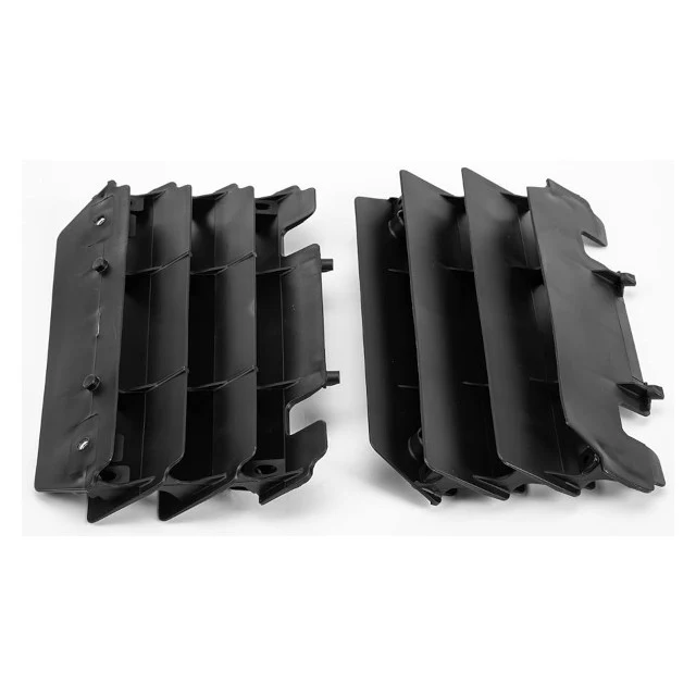 Aletines radiador Kawasaki KX250 03-04 / KX125 03-05 / KX125/250 97-98 Polisport - negro