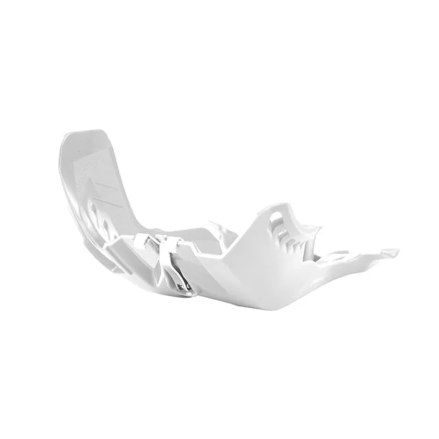 Cubrecárter Fortress Husqvarna TE250/300 17-19 / KTM SX250 17-18 EXC250/300 17-19 Polisport - blanco