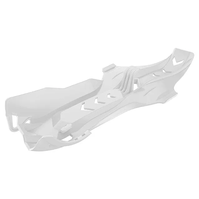 Cubrecárter Fortress con protector link KTM SX250 06-16 / Husqvarna TE250/300 TC250 14-16 Polisport - blanco