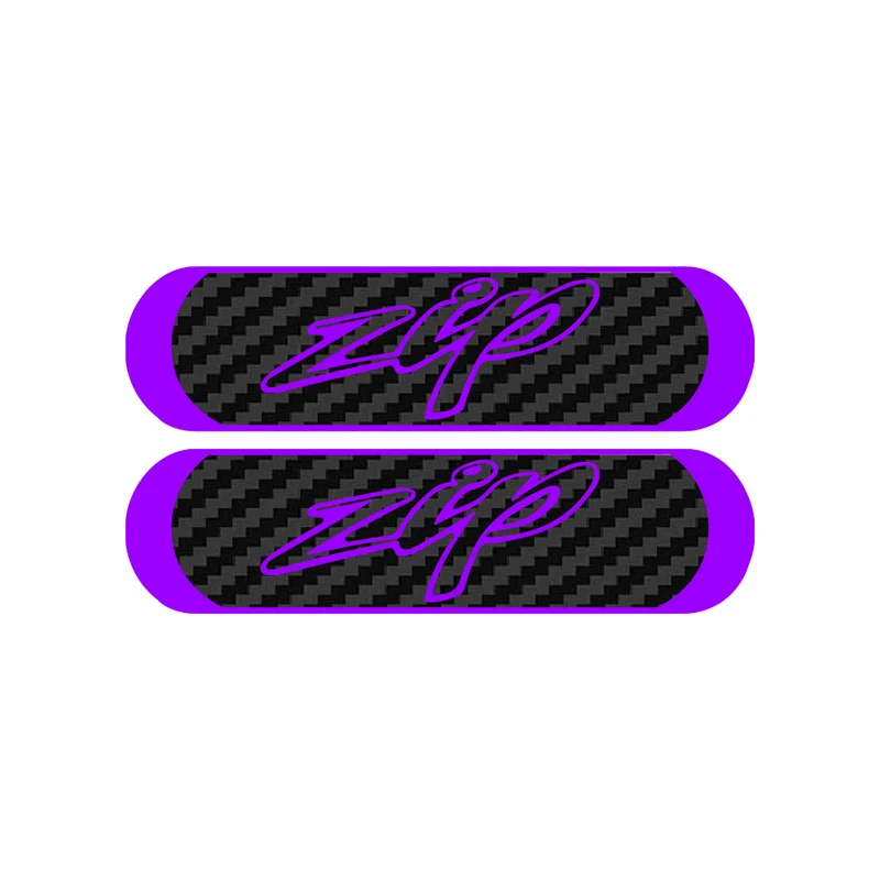 Autocollant Réflecteur 3D Carbon Zip