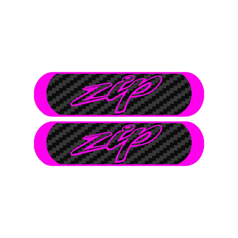 Autocollant Réflecteur 3D Carbon Zip