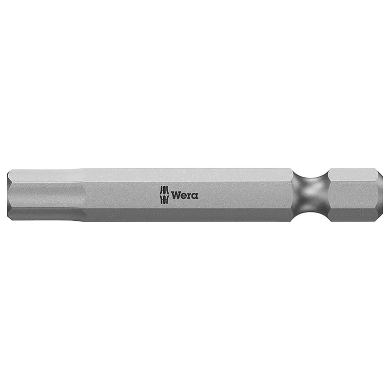 Embout Wera 840-4 Hex Plus Z 1-4 6 Pans-Allen 6 mm L 50 mm -Marque Allemande Pour Les Ateliers-
