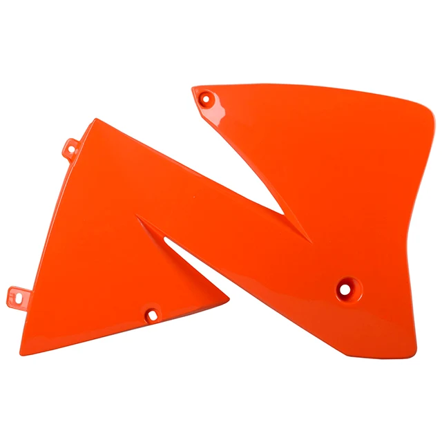 Tapas Radiador KTM 300MXC 01-02 250/380MXC 125/200/250/300/380EXC 01-02 Polisport - naranja KTM