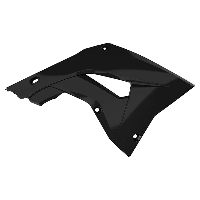 Tapas Radiador Restyling Honda CR125R/CR250R CRF 18 style 02-07 Polisport - negro