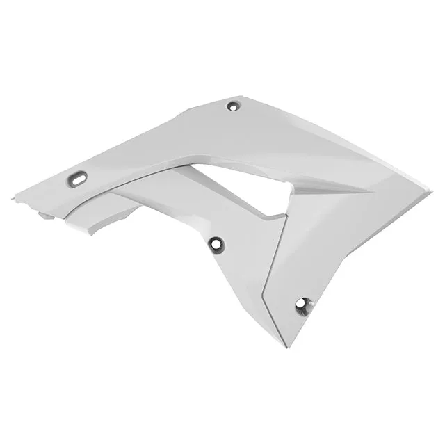 Tapas Radiador Restyling Honda CR125R/CR250R CRF 18 style 02-07 Polisport - blanco