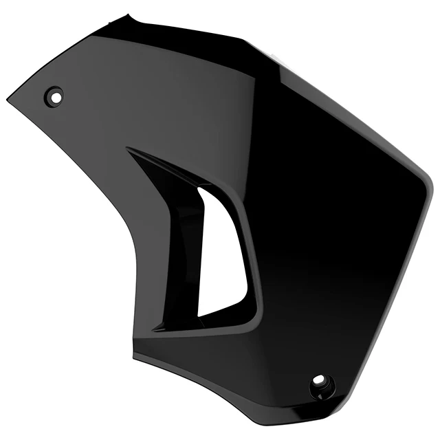 Tapas Radiador KLR 650 Derecha 08-18 Polisport - negro