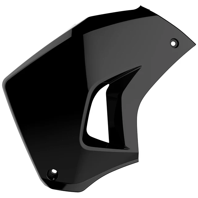 Tapas Radiador KLR 650 Izquierda 08-18 Polisport - negro