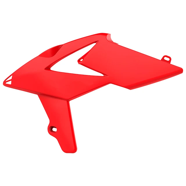 Tapas Radiador BetaRR250/300 2T 350/400/450 4T 13-19 Polisport - rojo beta