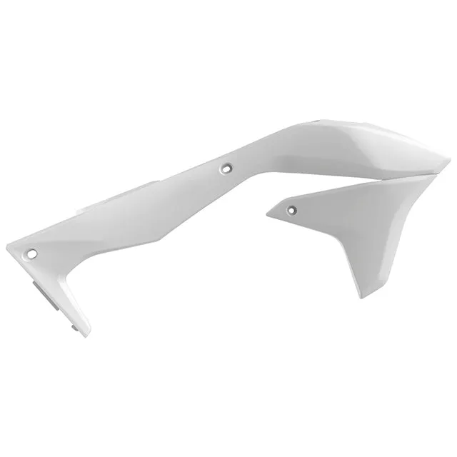 Tapas Radiador KX450F 16-18 Polisport - blanco