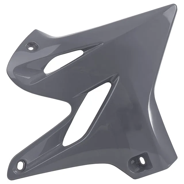 Tapas Radiador YZ125/250 02-21 Polisport - nardo grey