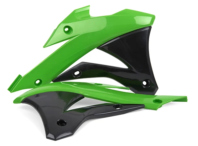 Tapas Radiador KX85/100 14-22 Polisport - negro-verde