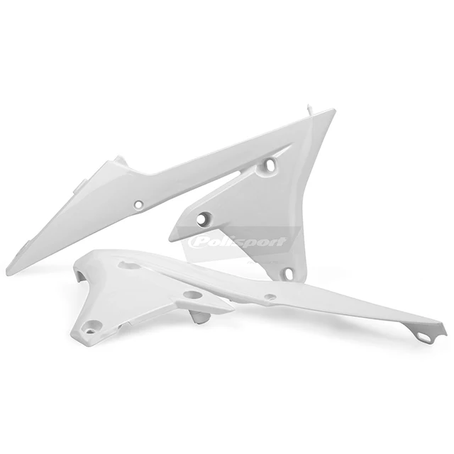 Tapas Radiador Yamaha YZ450FX/WR450F 16-18 YZ450F 14-17 YZ250FX/WR250F 15-19 YZ250F 14-18 Polisport - blanco
