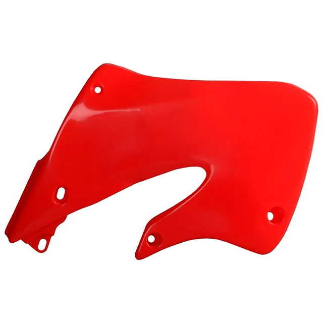 Tapas Radiador Honda CR250R 97-99 CR125R 98-99 Polisport - rojo flúor