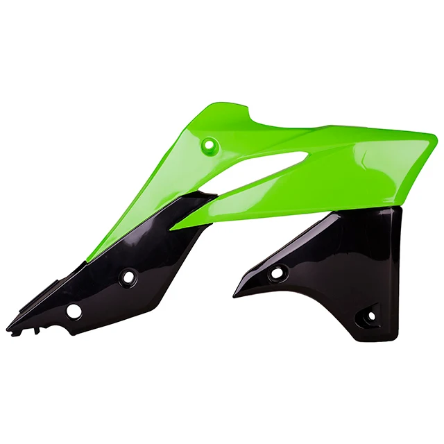Tapas Radiador KX250F 13-16 Polisport - negro-verde