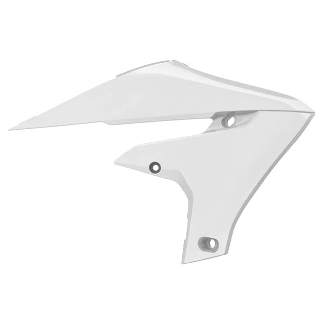 Tapas Radiador YZ450F 18-22 Polisport - blanco