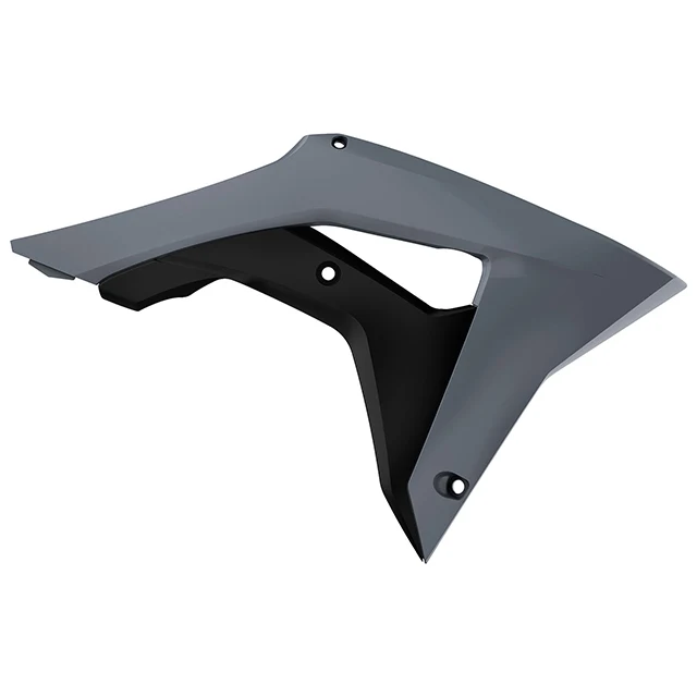 Tapas Radiador Honda CRF450R 17-20 CRF250R 19-21 Polisport - nardo grey