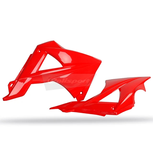Tapas Radiador EC125/EC-E125/EC200/EC-E200/EC250/EC-E250/EC300/EC-E300/EC450/EC-E450 10-11 Polisport - rojo
