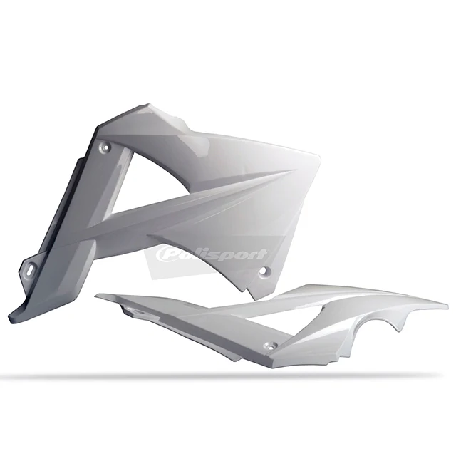 Tapas Radiador EC125/EC-E125/EC200/EC-E200/EC250/EC-E250/EC300/EC-E300/EC450/EC-E450 10-11 Polisport - blanco