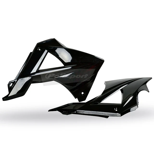 Tapas Radiador EC125/EC-E125/EC200/EC-E200/EC250/EC-E250/EC300/EC-E300/EC450/EC-E450 10-11 Polisport - negro