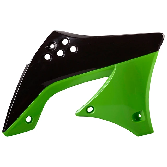 Tapas Radiador KX450F 09-11 Polisport - negro-verde