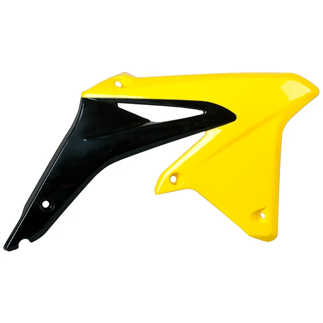 Tapas Radiador RMZ450 08-17 Polisport - negro-amarillo RM01