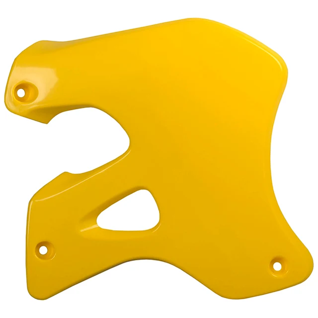 Tapas Radiador RM125 / 250 96-98 Polisport - amarillo