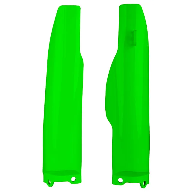 Protectores de horquilla Kawasaki KX250F 04-05 KX125/250 04-08 Polisport - verde lima